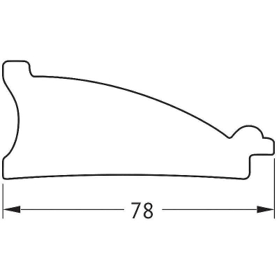Зеркало Evoform Definite 148х58 BY 7628 в багетной раме - Белая кожа с хромом 78