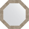 Зеркало Evoform Octagon 63х63 BY 3749 в багетной раме - Соты титан 70, купить, цена, заказать, магазин, доставка, скидка, промокод, купить, цена, заказать, магазин, доставка, скидка, промокод