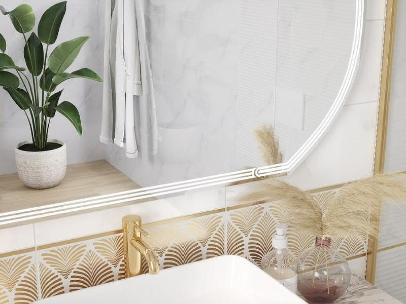 Зеркало Cersanit Led 090 Design 120 KN-LU-LED090*120-d-Os с подсветкой с подогревом, купить, цена, заказать, магазин, доставка, скидка, промокод, купить, цена, заказать, магазин, доставка, скидка, промокод