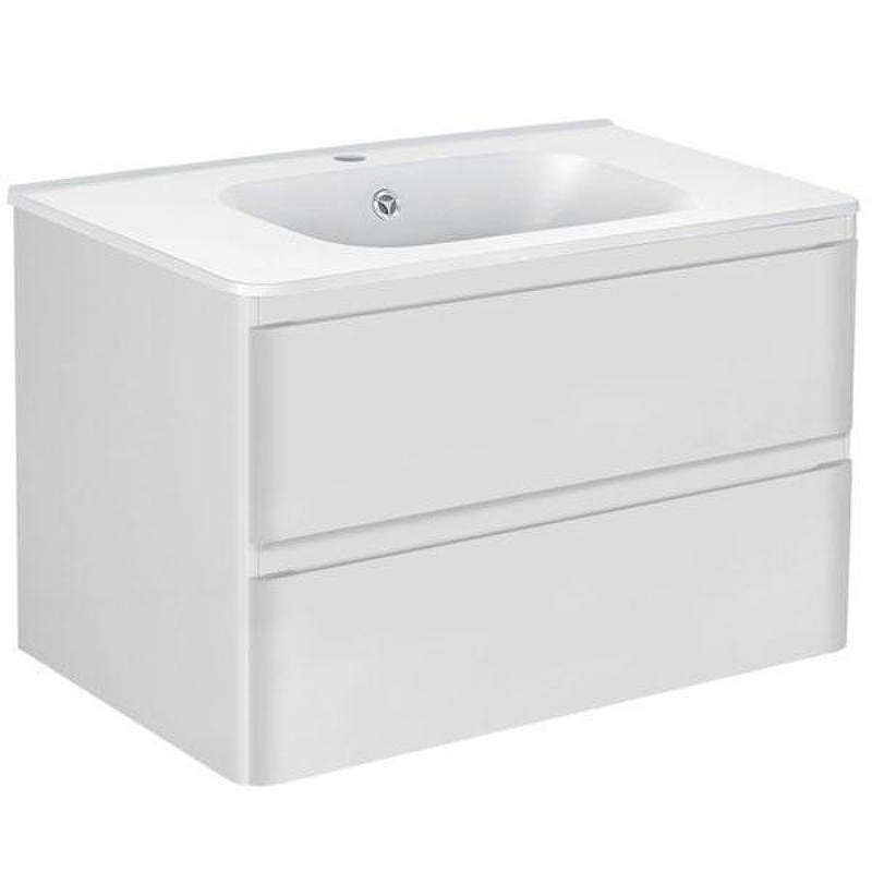 Тумба под раковину Vincea Vico VMC-2V800GW подвесная G.White, купить, цена, заказать, магазин, доставка, скидка, промокод, купить, цена, заказать, магазин, доставка, скидка, промокод