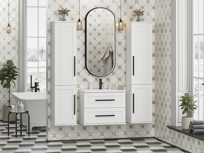 Шкаф пенал Misty Модерн 35 R П-Мод05035-011П с бельевой корзиной Белый матовый, купить, цена, заказать, магазин, доставка, скидка, промокод, купить, цена, заказать, магазин, доставка, скидка, промокод