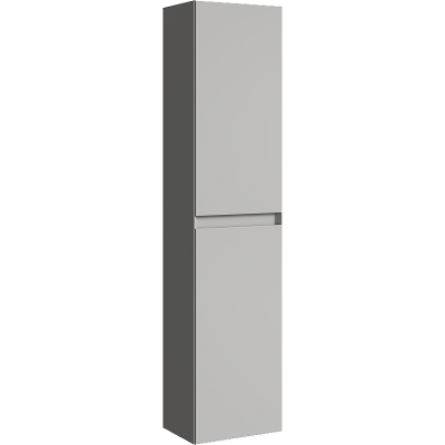 Шкаф пенал Aqwella Geometria 35 GE0535ST подвесной Серый туман