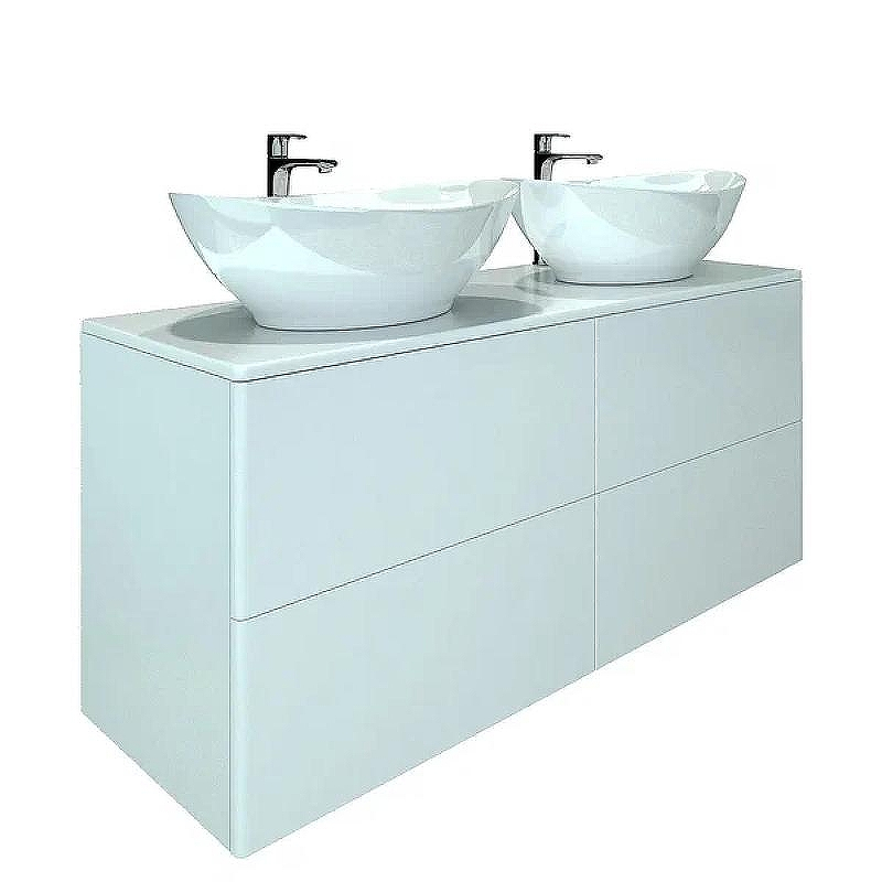 Тумба под раковину Orange Otto Ot-130TuMDF подвесная Белый глянцевый, купить, цена, заказать, магазин, доставка, скидка, промокод, купить, цена, заказать, магазин, доставка, скидка, промокод