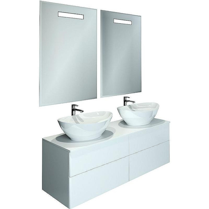 Тумба под раковину Orange Otto Ot-130TuMDF подвесная Белый глянцевый, купить, цена, заказать, магазин, доставка, скидка, промокод, купить, цена, заказать, магазин, доставка, скидка, промокод