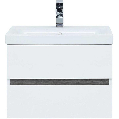 Тумба под раковину Aquanet Беркли 50 254288 подвесная Белый Дуб рошелье