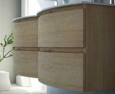 Тумба под раковину Cezares Vague 69 54834 подвесная Rovere tabacco