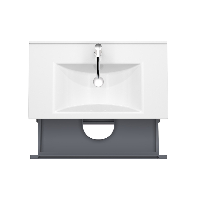 Тумба под раковину ЗОВ Дион 100 D100GD подвесная цвет Графит матовый Дуб медовый, купить, цена, заказать, магазин, доставка, скидка, промокод, купить, цена, заказать, магазин, доставка, скидка, промокод