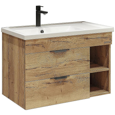 Тумба под раковину Grossman Форта 80 108004 подвесная Дуб галифакс