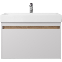 Тумба под раковину Creto Etna 80 4-1078W подвесная Белая, купить, цена, заказать, магазин, доставка, скидка, промокод, купить, цена, заказать, магазин, доставка, скидка, промокод