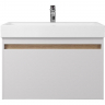 Тумба под раковину Creto Etna 80 4-1078W подвесная Белая, купить, цена, заказать, магазин, доставка, скидка, промокод, купить, цена, заказать, магазин, доставка, скидка, промокод
