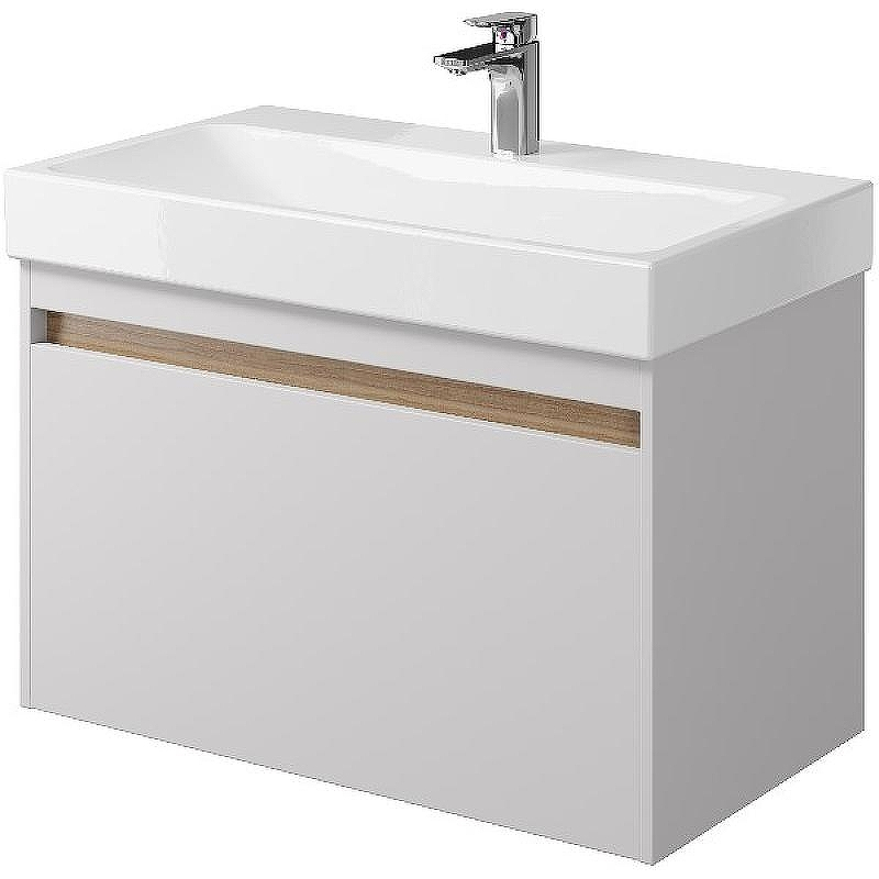 Тумба под раковину Creto Etna 80 4-1078W подвесная Белая, купить, цена, заказать, магазин, доставка, скидка, промокод, купить, цена, заказать, магазин, доставка, скидка, промокод