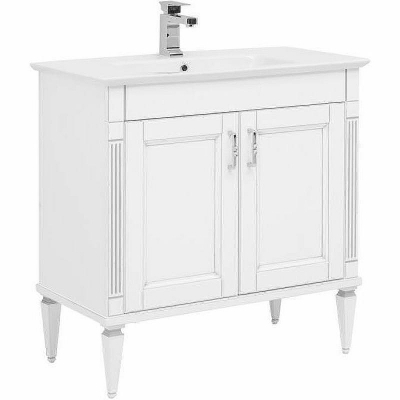 Тумба под раковину Aquanet Селена 70 246511 Белая Серебро