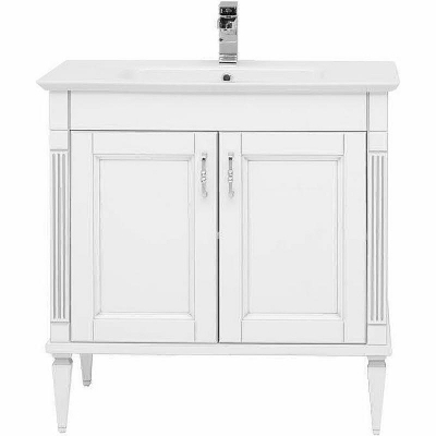 Тумба под раковину Aquanet Селена 70 246511 Белая Серебро