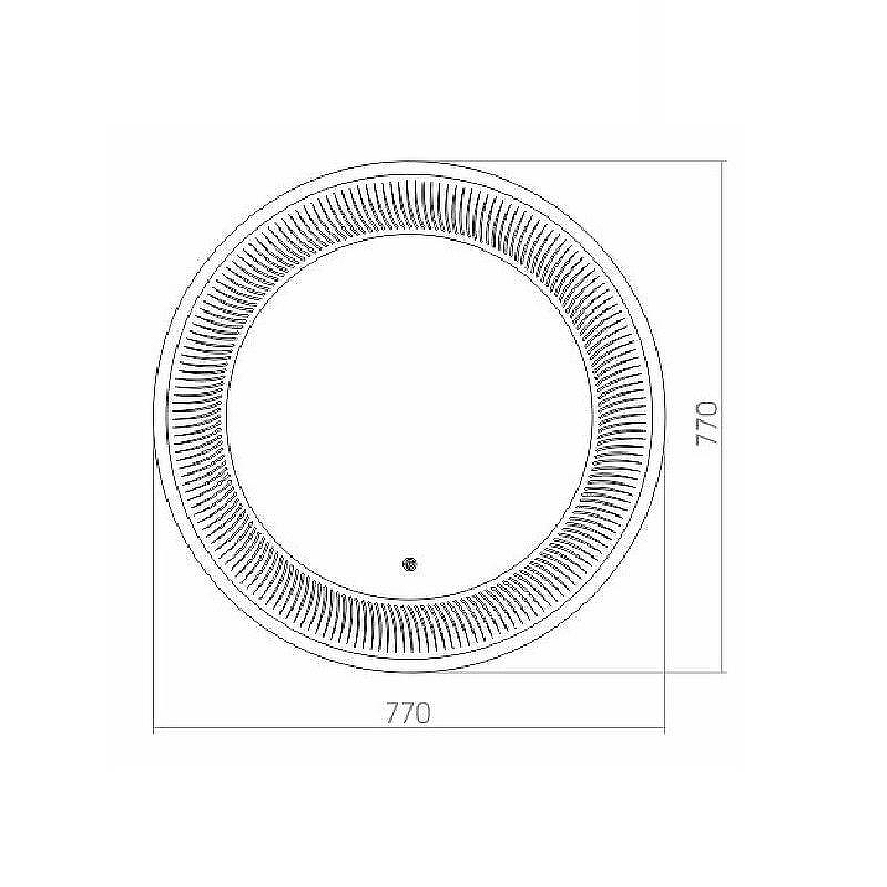 Зеркало Azario Милуз 77 ФР-00000937 с подсветкой с сенсорным выключателем, купить, цена, заказать, магазин, доставка, скидка, промокод, купить, цена, заказать, магазин, доставка, скидка, промокод