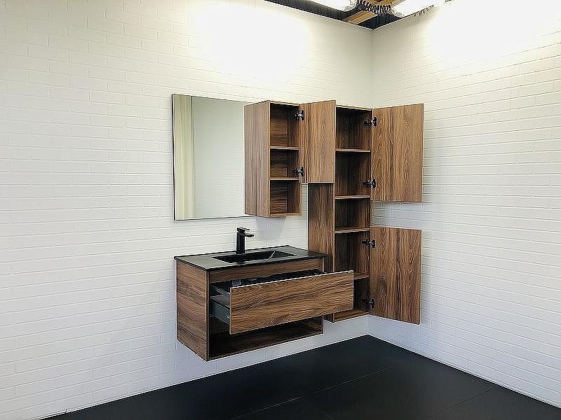 Шкаф пенал Comforty Бордо 40 00-00007266 подвесной Дуб темно-коричневый, купить, цена, заказать, магазин, доставка, скидка, промокод, купить, цена, заказать, магазин, доставка, скидка, промокод