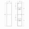 Шкаф пенал BelBagno Kraft 33 R KRAFT-1600-2A-SC-RNN-R подвесной Rovere Nebrasca Nature, купить, цена, заказать, магазин, доставка, скидка, промокод, купить, цена, заказать, магазин, доставка, скидка, промокод