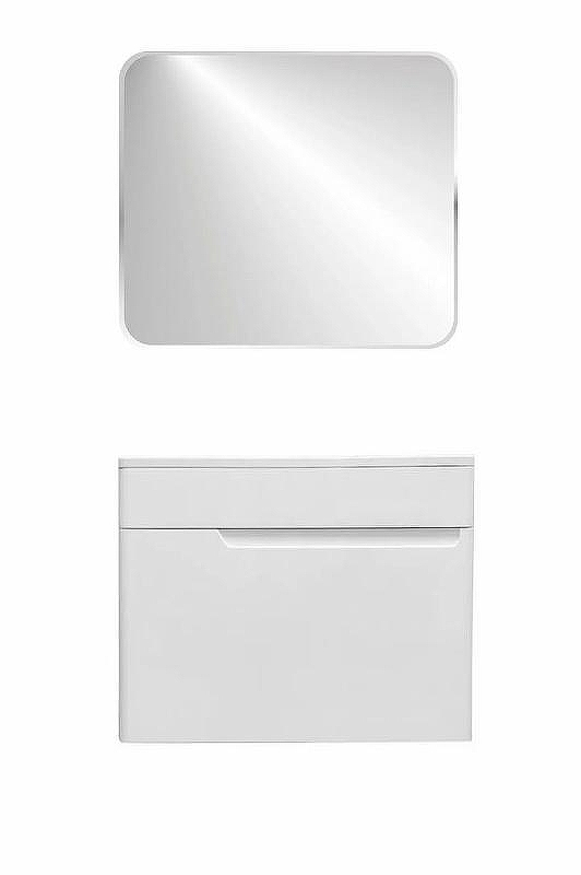 Тумба с раковиной Эстет Kare Luxe 70 ФР-00007080 подвесная Белая, купить, цена, заказать, магазин, доставка, скидка, промокод, купить, цена, заказать, магазин, доставка, скидка, промокод