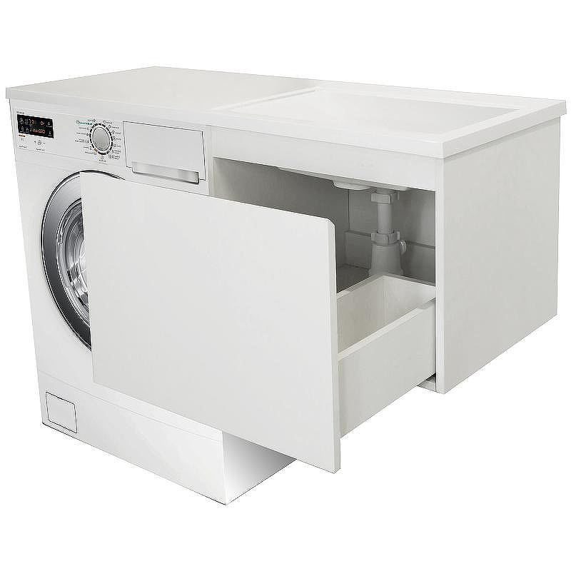 Тумба с раковиной Эстет Dallas Luxe 140 R ФР-00002927 подвесная Белая, купить, цена, заказать, магазин, доставка, скидка, промокод, купить, цена, заказать, магазин, доставка, скидка, промокод