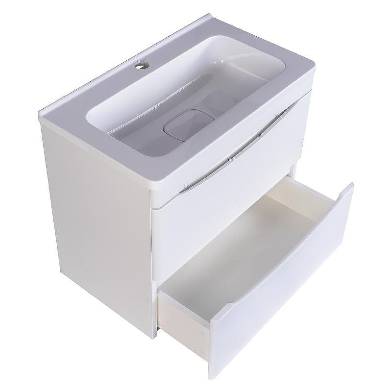 Тумба под раковину Style Line Бергамо 60 СС-00002316 подвесная Белая антискрейч, купить, цена, заказать, магазин, доставка, скидка, промокод, купить, цена, заказать, магазин, доставка, скидка, промокод