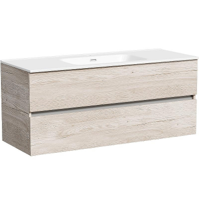 Тумба под раковину Sancos Urban 120 UR120-1EG подвесная Дуб Галифакс натуральный