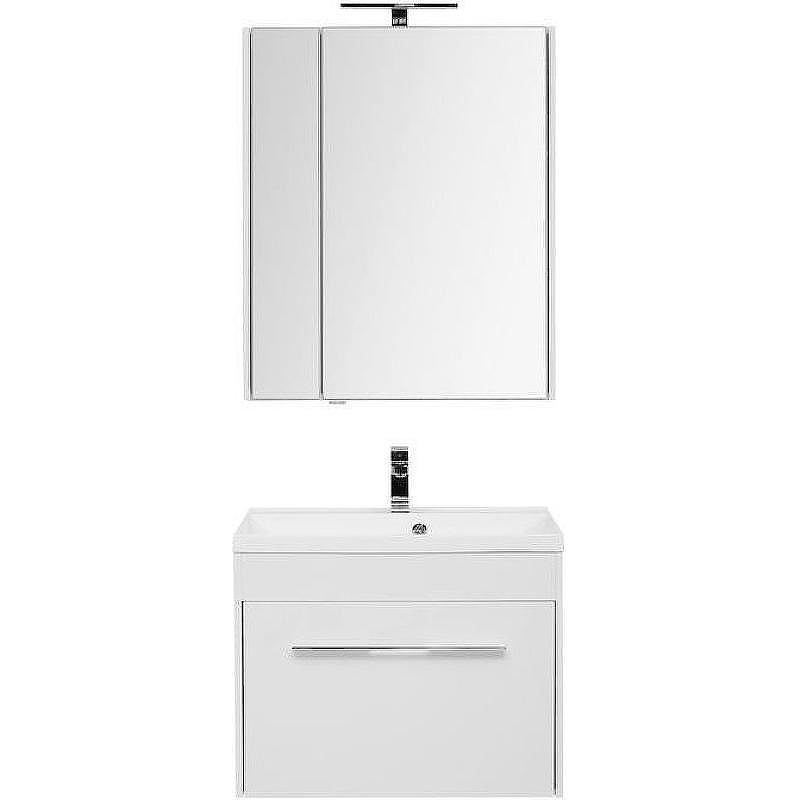 Комплект мебели для ванной Aquanet Августа 75 287682 подвесной Белый, купить, цена, заказать, магазин, доставка, скидка, промокод, купить, цена, заказать, магазин, доставка, скидка, промокод