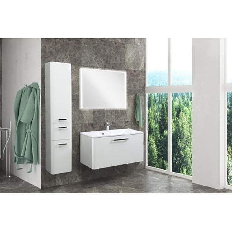 Зеркало Aquaton Соул 100 1A252802SU010 с подсветкой с сенсорным выключателем с антизапотеванием, купить, цена, заказать, магазин, доставка, скидка, промокод, купить, цена, заказать, магазин, доставка, скидка, промокод