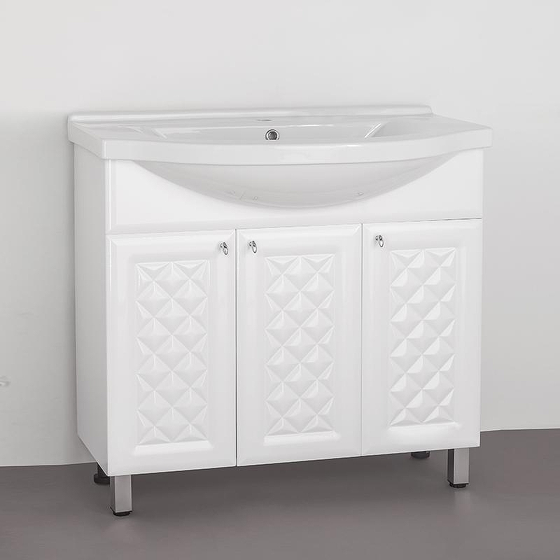 Тумба под раковину Style Line Канна 90 Белый глянец, купить, цена, заказать, магазин, доставка, скидка, промокод, купить, цена, заказать, магазин, доставка, скидка, промокод