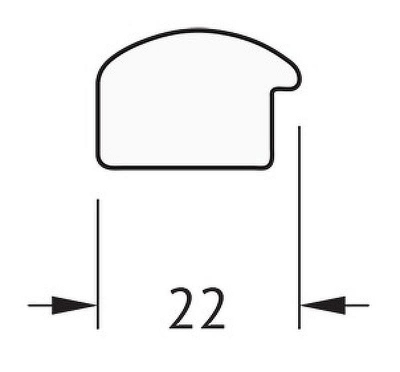 Зеркало Evoform Definite 68х68 BY 0653 в багетной раме - Вишня 22