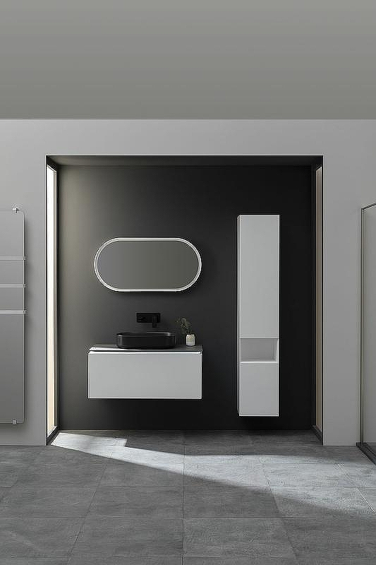 Шкаф пенал Allen Brau Infinity 35 R 1.21009.WM подвесной Белый матовый, купить, цена, заказать, магазин, доставка, скидка, промокод, купить, цена, заказать, магазин, доставка, скидка, промокод