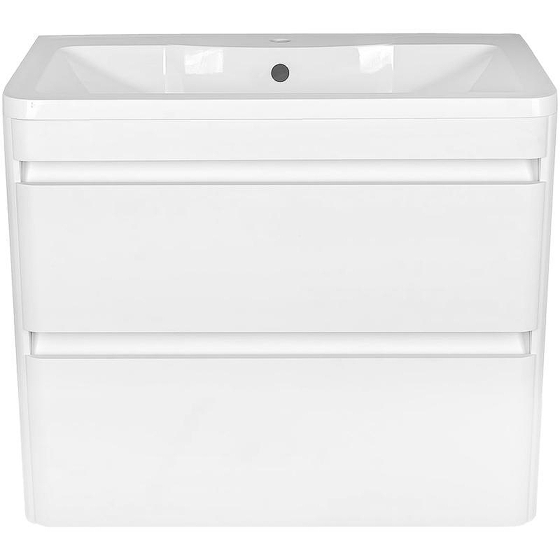 Тумба под раковину Style Line Атлантика Люкс Plus 80 СС-00000691 подвесная Белая, купить, цена, заказать, магазин, доставка, скидка, промокод, купить, цена, заказать, магазин, доставка, скидка, промокод