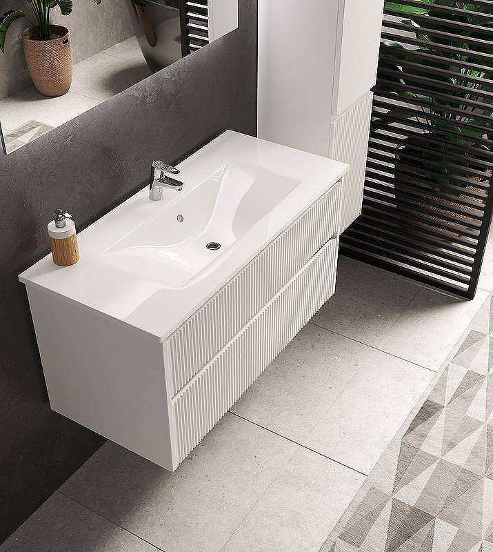 Тумба с раковиной SanVit Рольф 2 60 krolf2060 подвесная Белый глянец, купить, цена, заказать, магазин, доставка, скидка, промокод, купить, цена, заказать, магазин, доставка, скидка, промокод