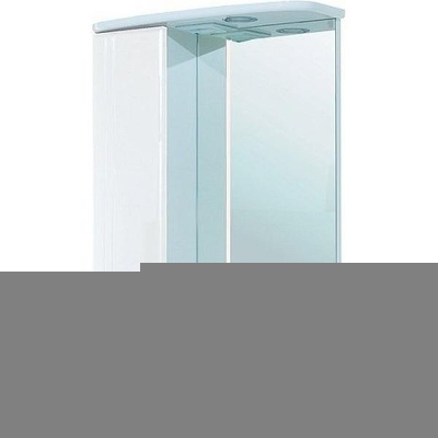 Зеркало со шкафом Bellezza Астра 50 4614906002011 с подсветкой L Белое