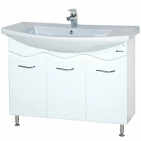 Тумба под раковину Bellezza Мари 105 4632918000016 Белая, купить, цена, заказать, магазин, доставка, скидка, промокод, купить, цена, заказать, магазин, доставка, скидка, промокод