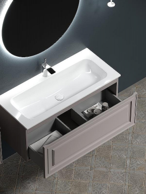 Тумба под раковину Sancos Very 100 VR100SM подвесная Doha Soft