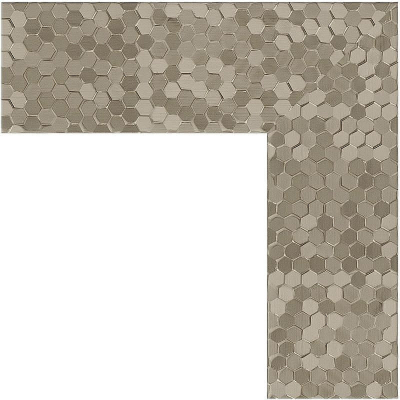 Зеркало Evoform Definite 76х76 BY 3244 в багетной раме - Соты титан 70