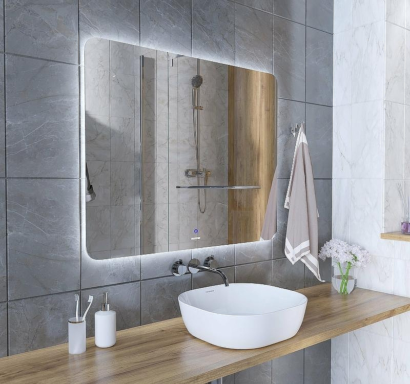 Зеркало Grossman Elegans-промо 100 17100801 с подсветкой с сенсорным выключателем, купить, цена, заказать, магазин, доставка, скидка, промокод, купить, цена, заказать, магазин, доставка, скидка, промокод