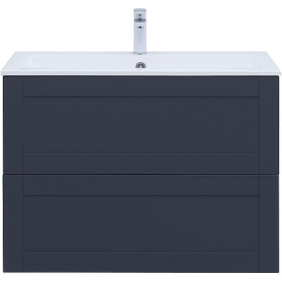 Тумба с раковиной Aquanet Терра 90 323186 подвесная Маренго