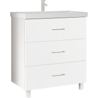 Тумба под раковину Marka One Mix 60Н с ручками Белая глянцевая, купить, цена, заказать, магазин, доставка, скидка, промокод, купить, цена, заказать, магазин, доставка, скидка, промокод