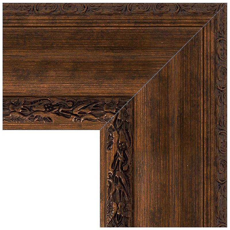 Зеркало Evoform Exclusive-G 110х82 BY 4214 с гравировкой в багетной раме - Состаренная бронза с орнаментом 120, купить, цена, заказать, магазин, доставка, скидка, промокод, купить, цена, заказать, магазин, доставка, скидка, промокод