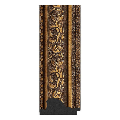 Зеркало Evoform Exclusive-G 110х110 BY 4470 с гравировкой в багетной раме - Виньетка состаренная бронза 109