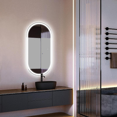 Зеркало Abber Kontur 50 AG6303S-1.0 с подсветкой с сенсорным выключателем и диммером