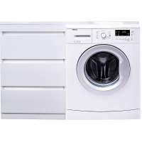 Тумба под раковину Style Line Даллас 120 Люкс Plus СС-00002272 3 ящика Белая, купить, цена, заказать, магазин, доставка, скидка, промокод, купить, цена, заказать, магазин, доставка, скидка, промокод