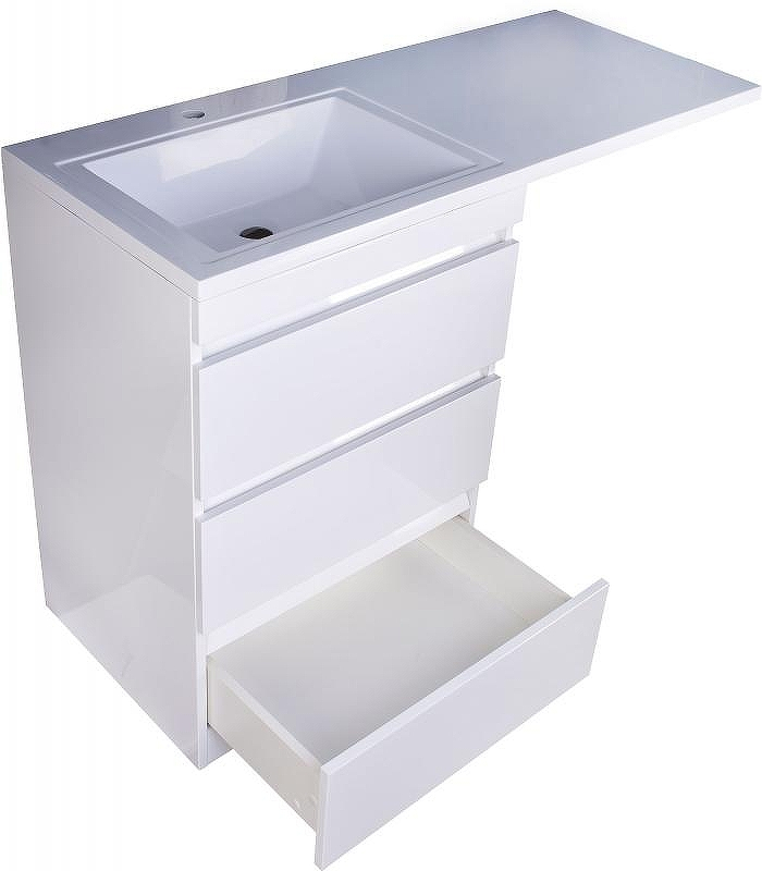 Тумба под раковину Style Line Даллас 120 Люкс Plus СС-00002272 3 ящика Белая, купить, цена, заказать, магазин, доставка, скидка, промокод, купить, цена, заказать, магазин, доставка, скидка, промокод