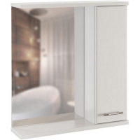 Зеркало со шкафом Mixline Росток 65 R 536050 Белое, купить, цена, заказать, магазин, доставка, скидка, промокод, купить, цена, заказать, магазин, доставка, скидка, промокод
