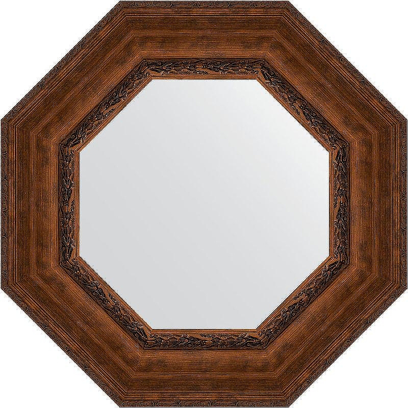 Зеркало Evoform Octagon 63х63 BY 3859 в багетной раме - Состаренная бронза с орнаментом 120, купить, цена, заказать, магазин, доставка, скидка, промокод, купить, цена, заказать, магазин, доставка, скидка, промокод