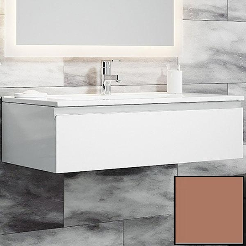 Тумба с раковиной SanVit Авеню-1 100 kavenu1100 в цвете Ral подвесная Капучино, купить, цена, заказать, магазин, доставка, скидка, промокод, купить, цена, заказать, магазин, доставка, скидка, промокод