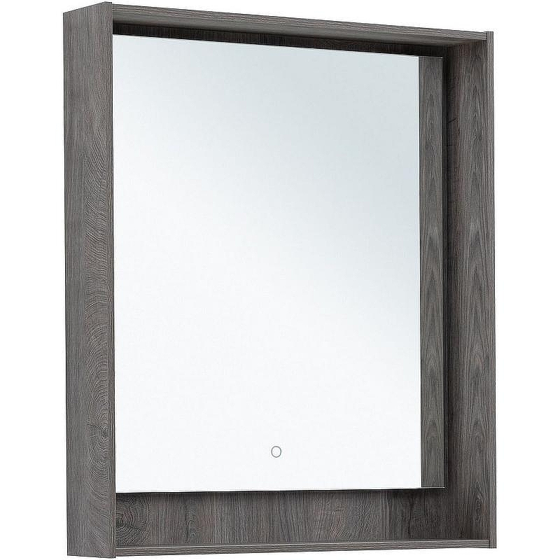 Зеркало Aquanet Милан 70 336394 с подсветкой Дуб рошелье с сенсорным выключателем, купить, цена, заказать, магазин, доставка, скидка, промокод, купить, цена, заказать, магазин, доставка, скидка, промокод