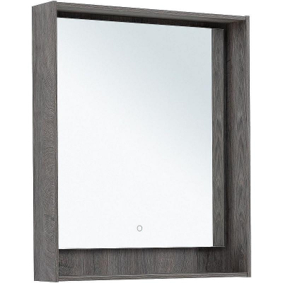 Зеркало Aquanet Милан 70 336394 с подсветкой Дуб рошелье с сенсорным выключателем