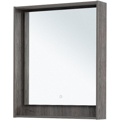 Зеркало Aquanet Милан 70 336394 с подсветкой Дуб рошелье с сенсорным выключателем