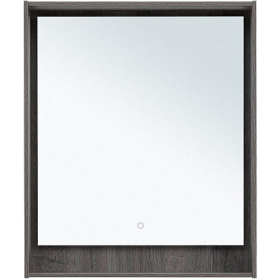 Зеркало Aquanet Милан 70 336394 с подсветкой Дуб рошелье с сенсорным выключателем